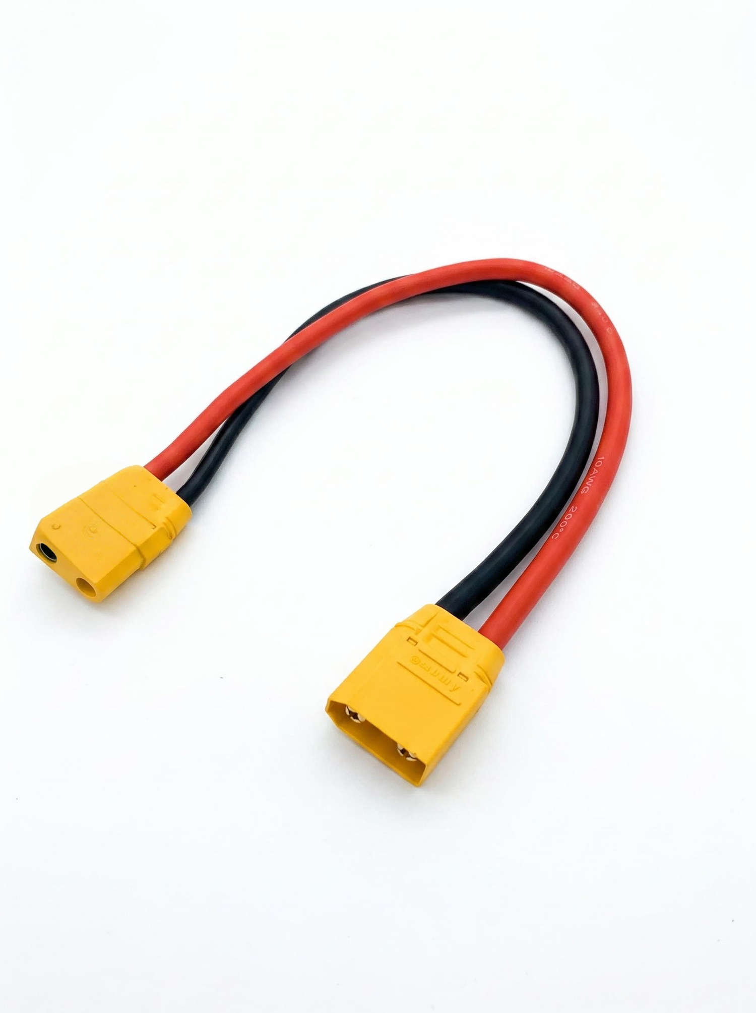 XT90-S Anti-Spark Extension Cable 50cm 10AWG Silicone Wire 90A High Current Male to Female Connector for RC Car Truck Drone Battery ESC Charger